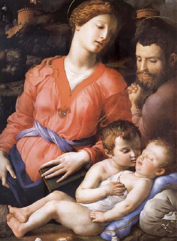 Agnolo Bronzino The Sacred Family Second half of the century XVI China oil painting art